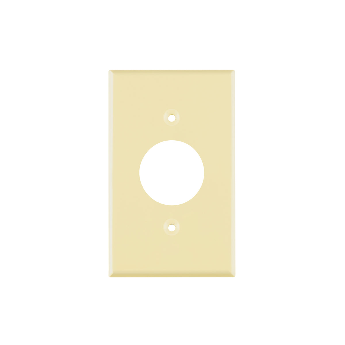Placa de ABS para contacto redondo, Standard, marfil
