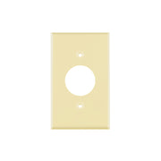 Placa de ABS para contacto redondo, Standard, marfil