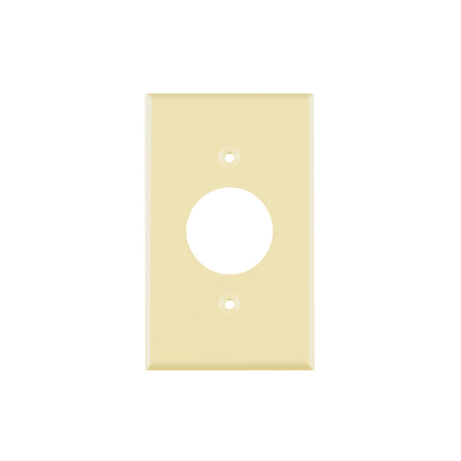 Placa de ABS para contacto redondo, Standard, marfil