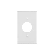 Placa de ABS para contacto redondo, Standard, blanco