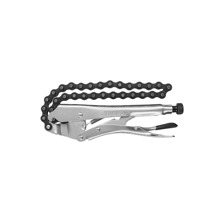 Pinza de presión 8' de cadena, TRUPER