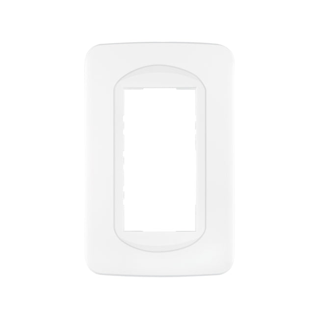 Placa de 1 ventana 3 módulos, línea Toledo, BASIC