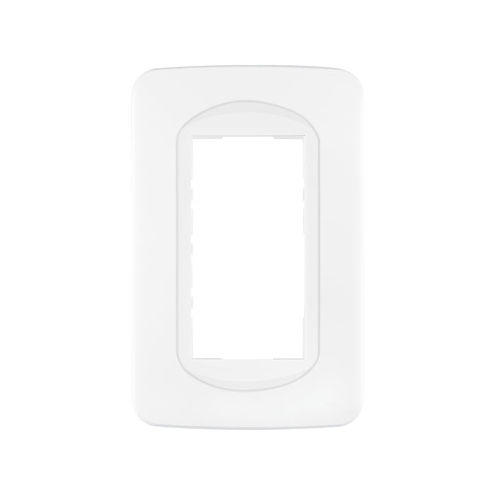 Placa de 1 ventana 3 módulos, línea Toledo, BASIC