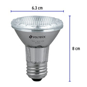 Lámpara de halógeno 50 W tipo PAR 20, en caja, VOLTECK