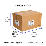 Lámpara de halógeno 90 W tipo PAR 38, en caja, VOLTECK