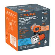 Bomba presurizadora jet acero 1 HP con control, TRUPER