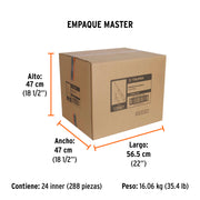 Probador de circuitos de corriente directa 14 cm c/caimán