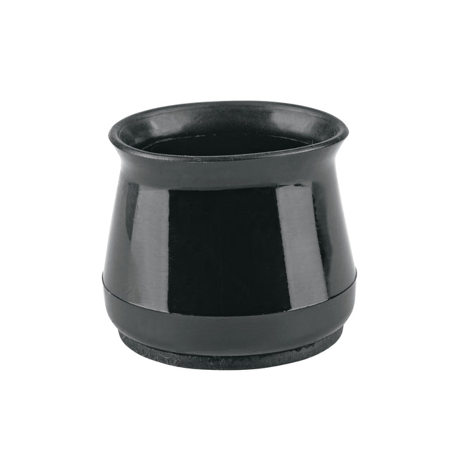 Caja con 24 protectores para patas de silla, negro