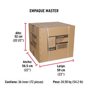Caja con 24 protectores para patas de silla, transparente
