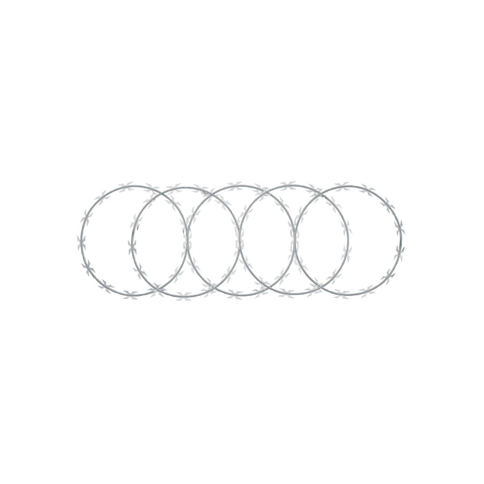 Rollo concertina máxima seguridad, 45cm diámetro x 8m, FIERO