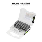 Estuche con 15 puntas de cruz PH1 largo 1', TRUPER EXPERT