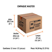 Estuche con 15 puntas de cruz PH2 largo 2', TRUPER EXPERT