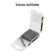 Estuche con 15 puntas de cruz PH2 largo 2', TRUPER EXPERT