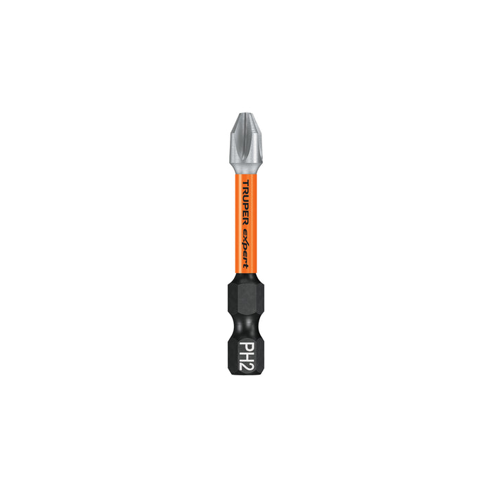 Estuche con 5 puntas de cruz PH2 de impacto largo 2', EXPERT