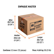 Estuche con 5 puntas de cruz PH2 de impacto largo 2', EXPERT