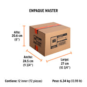 Estuche con 5 puntas de cruz PH2 de impacto largo 3', EXPERT