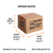 Estuche con 5 puntas de cruz PH2 largo 3', TRUPER EXPERT
