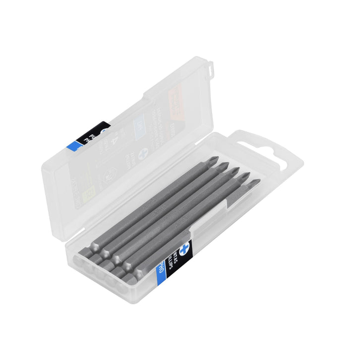 Estuche con 5 puntas de cruz PH0 largo 4', TRUPER EXPERT
