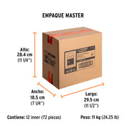 Estuche con 5 puntas de cruz PH2 largo 4', TRUPER EXPERT