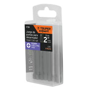 Estuche con 5 puntas pozidriv combinadas largo 2', EXPERT