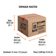Estuche con 5 puntas pozidriv combinadas largo 2', EXPERT