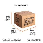 Estuche con 5 puntas pozidriv PZ3 largo 2', TRUPER EXPERT