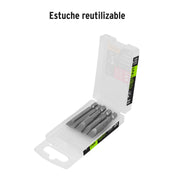 Juego de 5 puntas planas combinadas largo 2', TRUPER EXPERT