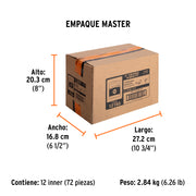 Estuche con 5 puntas planas de 5/32' largo 1', TRUPER EXPERT