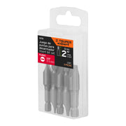 Estuche con 5 puntas planas de 3/8' largo 2', TRUPER EXPERT
