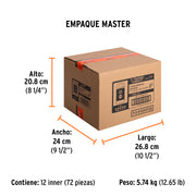 Estuche con 5 puntas dobles PH1 y 1/4' largo 2', EXPERT