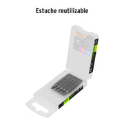 Estuche con 5 puntas dobles PH1 y 1/4' largo 2', EXPERT