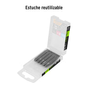 Estuche con 5 puntas dobles PH3 y 5/16' largo 2', EXPERT