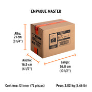 Estuche con 5 puntas torx T25 largo 1', TRUPER EXPERT
