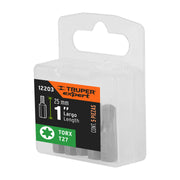 Estuche con 5 puntas torx T27 largo 1', TRUPER EXPERT