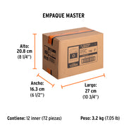 Estuche con 5 puntas torx T30 largo 1', TRUPER EXPERT