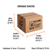 Estuche con 5 puntas torx T6 largo 2', TRUPER EXPERT