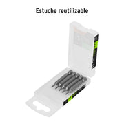 Estuche con 5 puntas torx T7 largo 2', TRUPER EXPERT