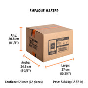 Estuche con 5 puntas torx T8 largo 2', TRUPER EXPERT