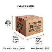 Estuche con 5 puntas torx T25 largo 2', TRUPER EXPERT