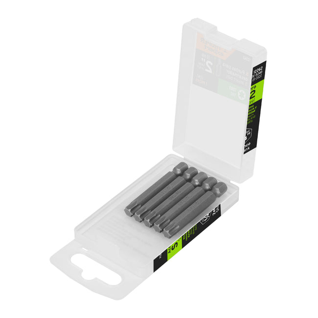 Estuche con 5 puntas torx T40 largo 2', TRUPER EXPERT