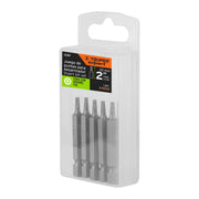 Estuche con 5 puntas torx T10 con seguro largo 2', EXPERT