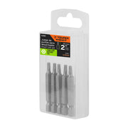 Estuche con 5 puntas torx T15 con seguro largo 2', EXPERT