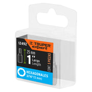 Estuche con 5 puntas hexagonales de 3/16mm largo 1', EXPERT