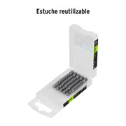 Estuche con 5 puntas hexagonales de 5 mm largo 2', EXPERT