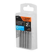 Estuche con 5 puntas hexagonales de 6 mm largo 2', EXPERT
