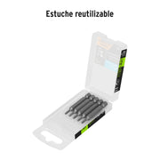 Estuche con 5 puntas hexagonales de 3/32mm largo 2', EXPERT