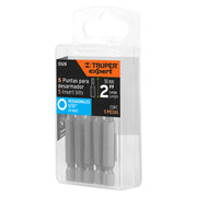 Estuche con 5 puntas hexagonales de 5/32mm largo 2', EXPERT