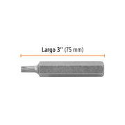 Estuche con 4 puntas brístol combinadas largo 3', EXPERT