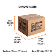 Estuche con 3 puntas bristol M8 largo 3', TRUPER EXPERT