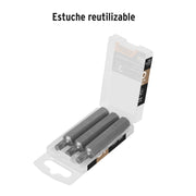 Estuche con 3 puntas bristol M8 largo 3', TRUPER EXPERT